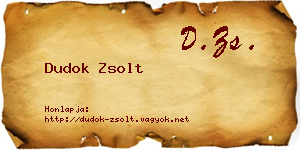 Dudok Zsolt névjegykártya